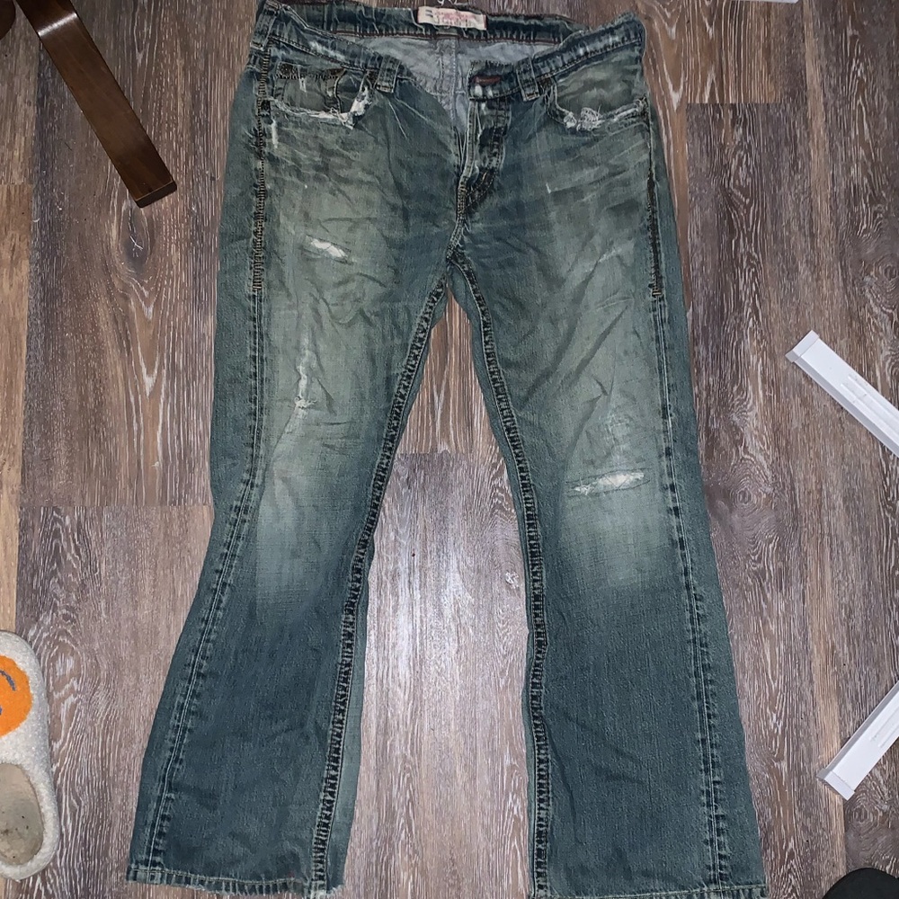 Vintage 1921 Western Glove Works Denim Jeans Men's Made in Canada VTG